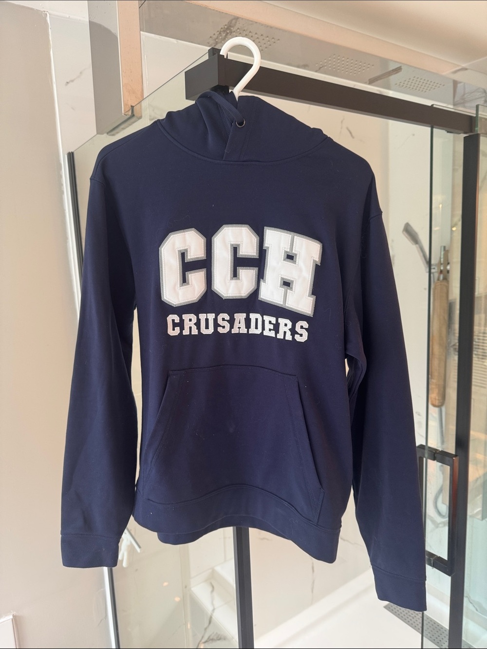 Navy 'CCH Crusaders' Hooded Sweatshirt